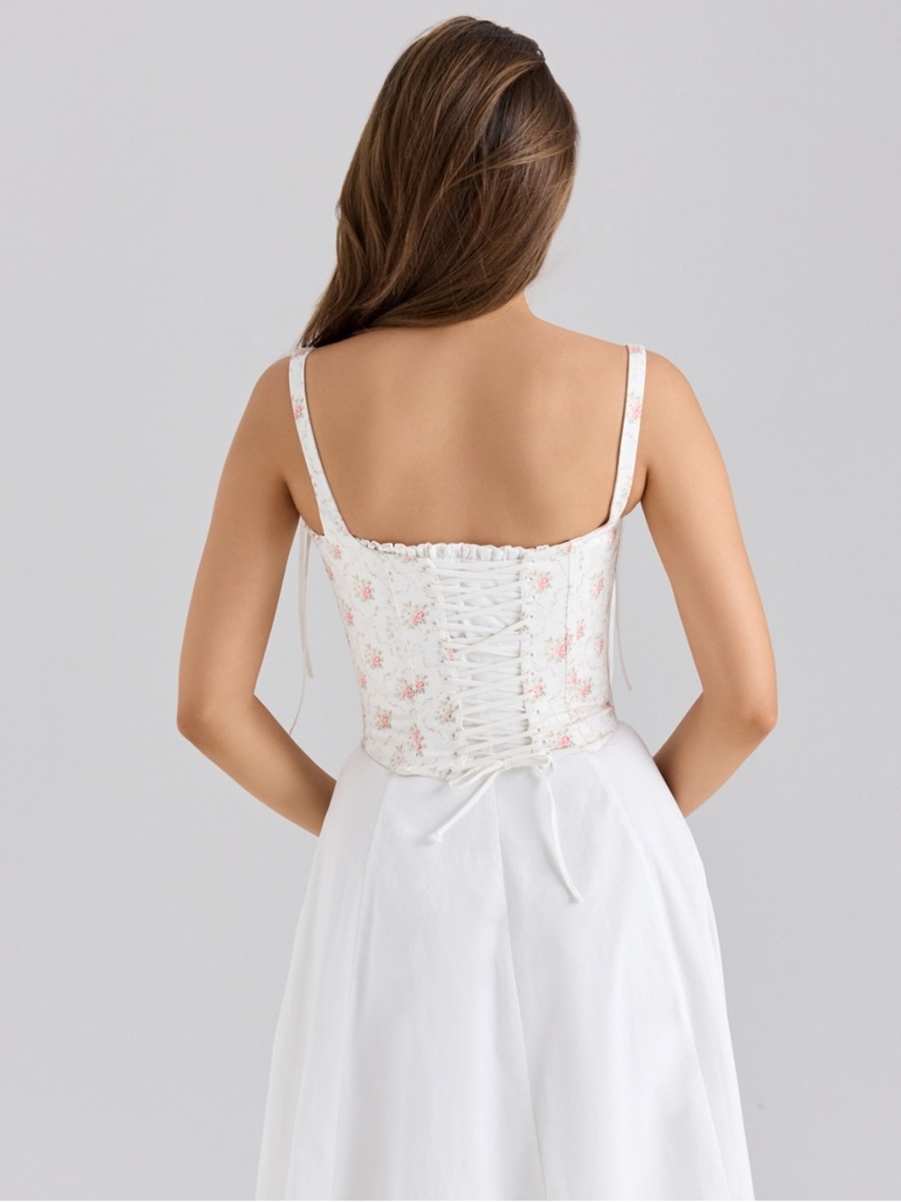 House of CB Clarabelle rose Print corset Detachable Corset‎ Midi size XS NWOT - Picture 9 of 16